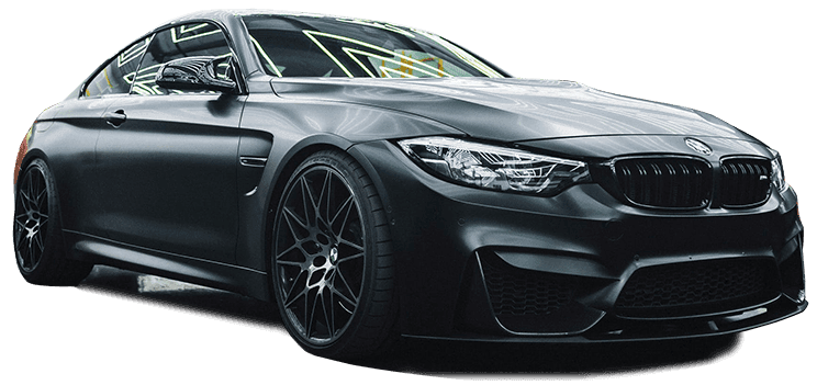 Coche deportivo negro de la marca BMW